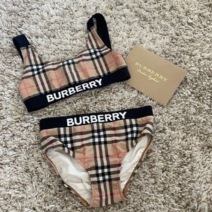 The CUTEST girls bikini size 10Y by BURBERRY
